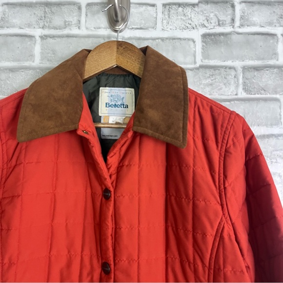 Beatha Women's Red Quilted Utility Jacket - Picture 4 of 10